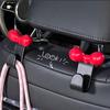 Pack of 2 Practical Multipurpose Rear Seat Car Hook Bowknot Design Easy Install for Storage Organizer and Decoration