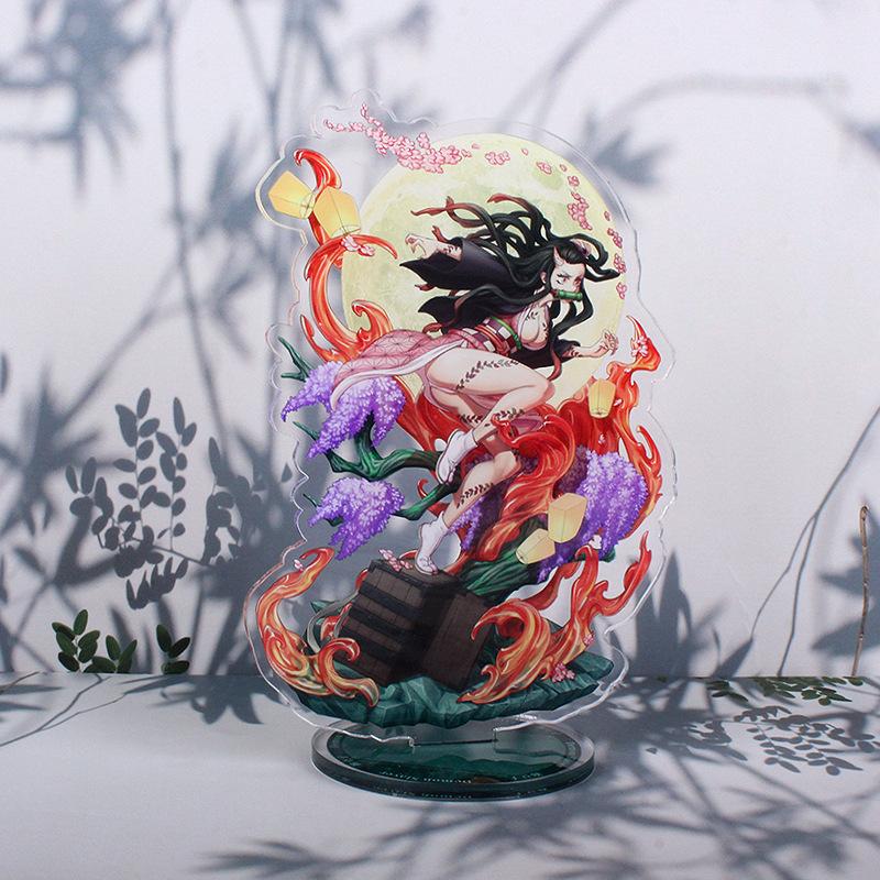 Demon Slayer Kimetsu No Yaiba Tanjiro Kamado Large Acrylic Stand Figure Character Desktop Decoration Collectible For Anime Fans