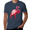 Sequin Printed Tropical Flamingo Bird TShirt Basic Solid Tee for Daily Use