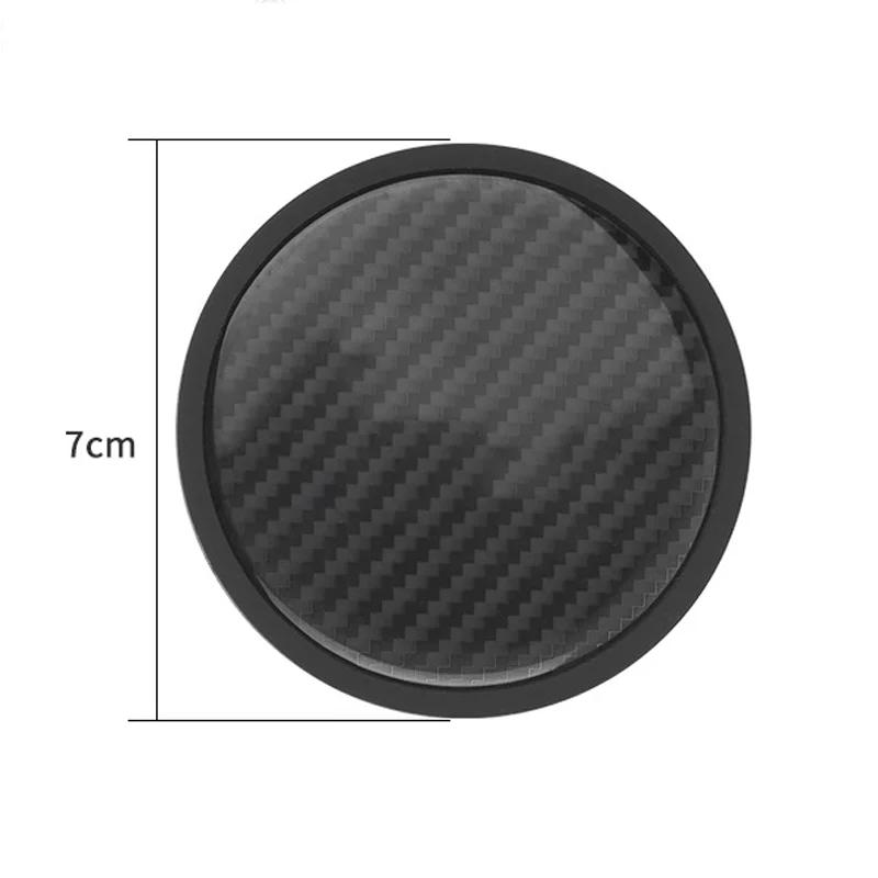 Für VW 2 Stück Auto-Getränkeuntersetzer Wasserdichte Anti-Rutsch-Matte Wasserbecher-Pad für VW Volkswagen Golf Polo Passat Touran Jetta Auto Innenraum Ac
