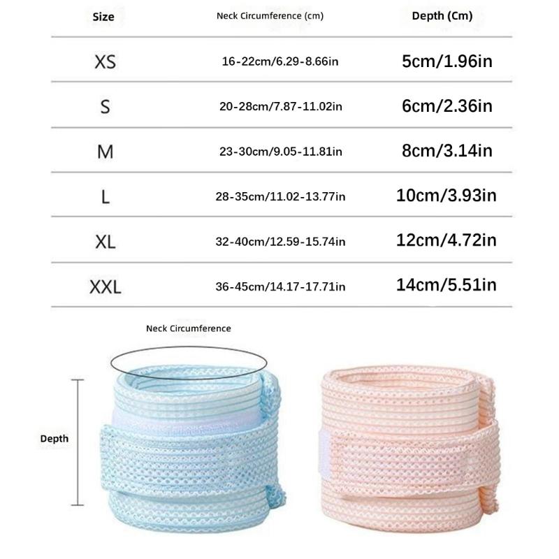 Breathable Dog Cats Recovery Collar Dog Cats Neck Brace Cover for Surgical Wound Protecting and Healing