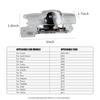 VTSJ3 Car LED HD Projector Lamp Car Door Welcome Lights For Toyota Corolla Camry Prado Venza Prius Land Cruiser Sequoia Previa Sienna