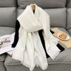 Winter Kaschmirschal Damen Luxus Herbstschal Pashmina Taschentuch Dame Pareo Weich Outdoor Unisex Winddicht Bufanda