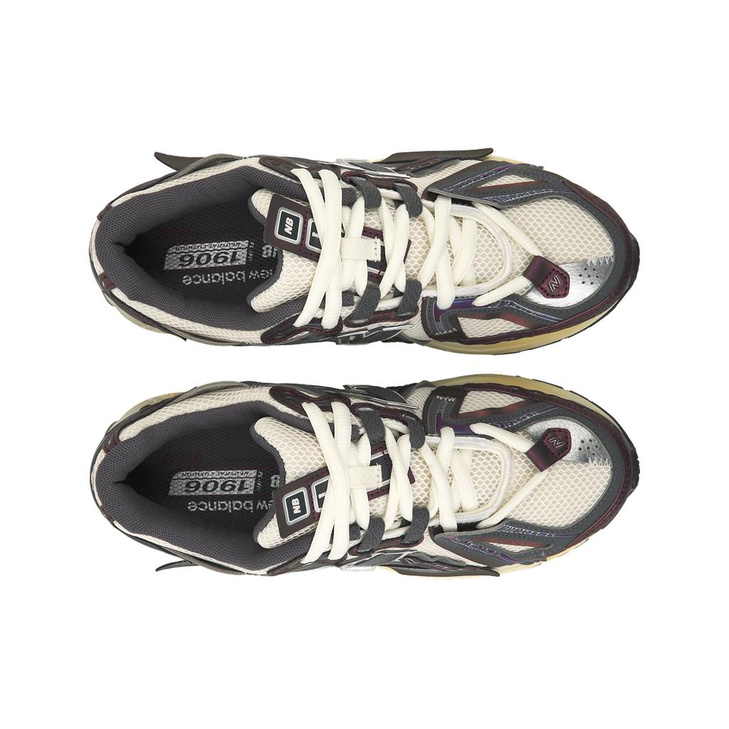 New Balance 1906A Crimson Sea Salt Unisex Sneakers Cream Classic-Crimson Black-Cement U1906ANA