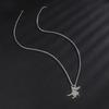 Korean Style Stainless Steel Zodiac Dog Pendant Necklace