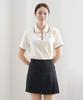 Keulleiseu Upf30 Certified Pk Short Sleeve T-Shirt With Collar Line Point_Black Line Collar