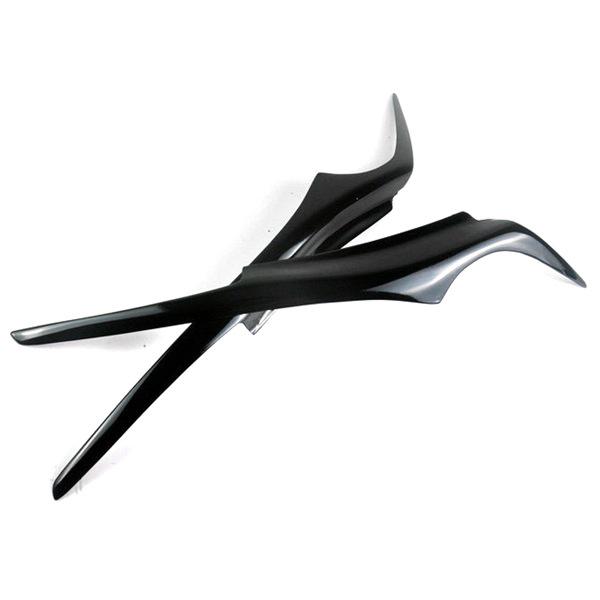 BMW 3 Series E90/E91 Glossy Black Eyelid Covers for Headlights (2006-2011, 1 Pair)