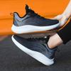 Men's shoes summer breathable 2025 large size new shoes men's lightweight running shoes hollow mesh sneakers
