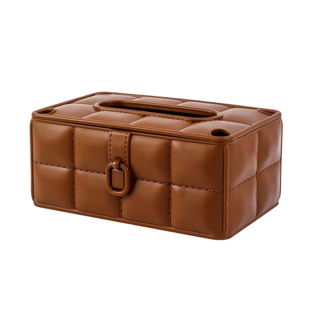 Large Capacity Tissue Box Holder Dust-proof Facial Tissue Box Durable Paper Holder fo Homestay