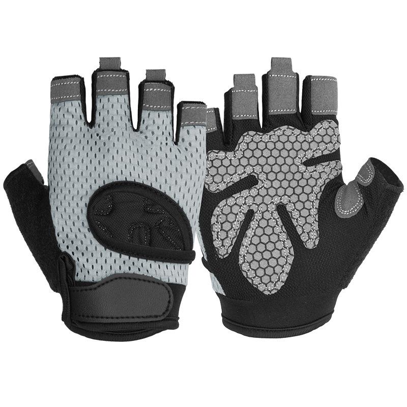 Fitness Gloves Anti Cocoon Wrist Protection Integrated Equipment Training Half Finger Iron Rolling Strength Training Sports Gloves