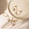 Minimalist Zirconia Chain Rings Elegant Finger Jewelry Fashion Women Link Chain Ring Wedding