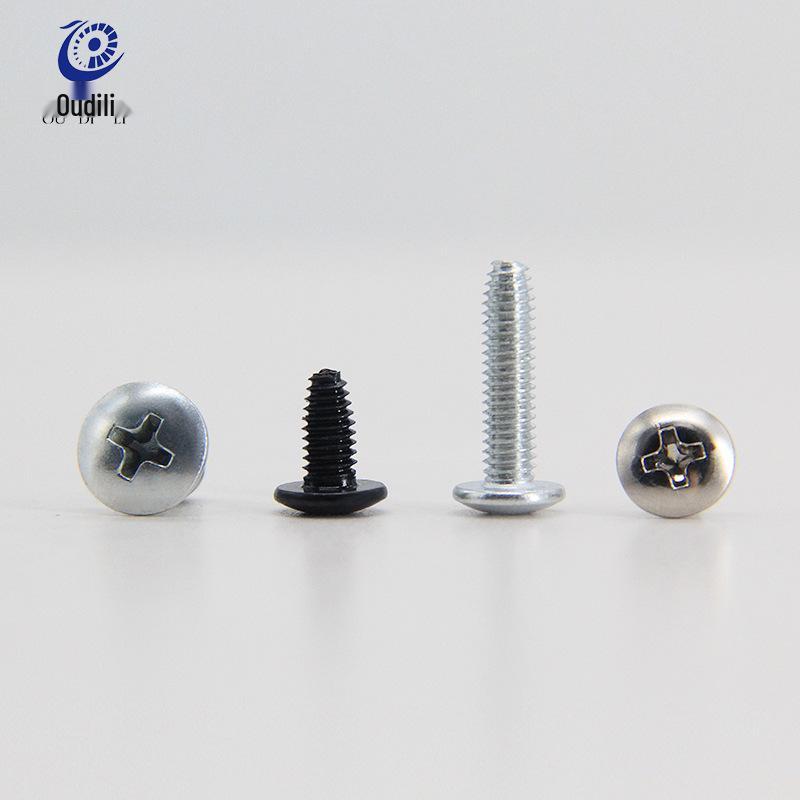 Hardened M4 Triangular Thread Phillips Self-Tapping Mushroom Head Wood Screw