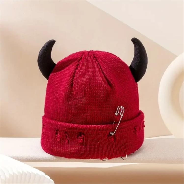 Traditional Fashion Warm Fruit Pom Hat Highlighting Troubled Weave Detailing And Metal Pin Intonation Insulated Cold Rainwear