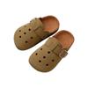 Kids' Retro Birkenstock Sandals - Spring/Summer Closed Toe Non-Slip Casual Half Slippers for Boys & Girls