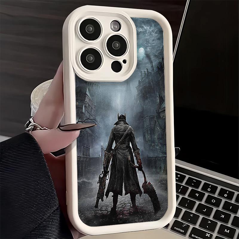 Phone Case for iPhone 17 Air 16E 15 16 Pro Max B-Bloodborne Game Cover 14 Plus 13 12 Mini Soft Shell Silicone Fundas