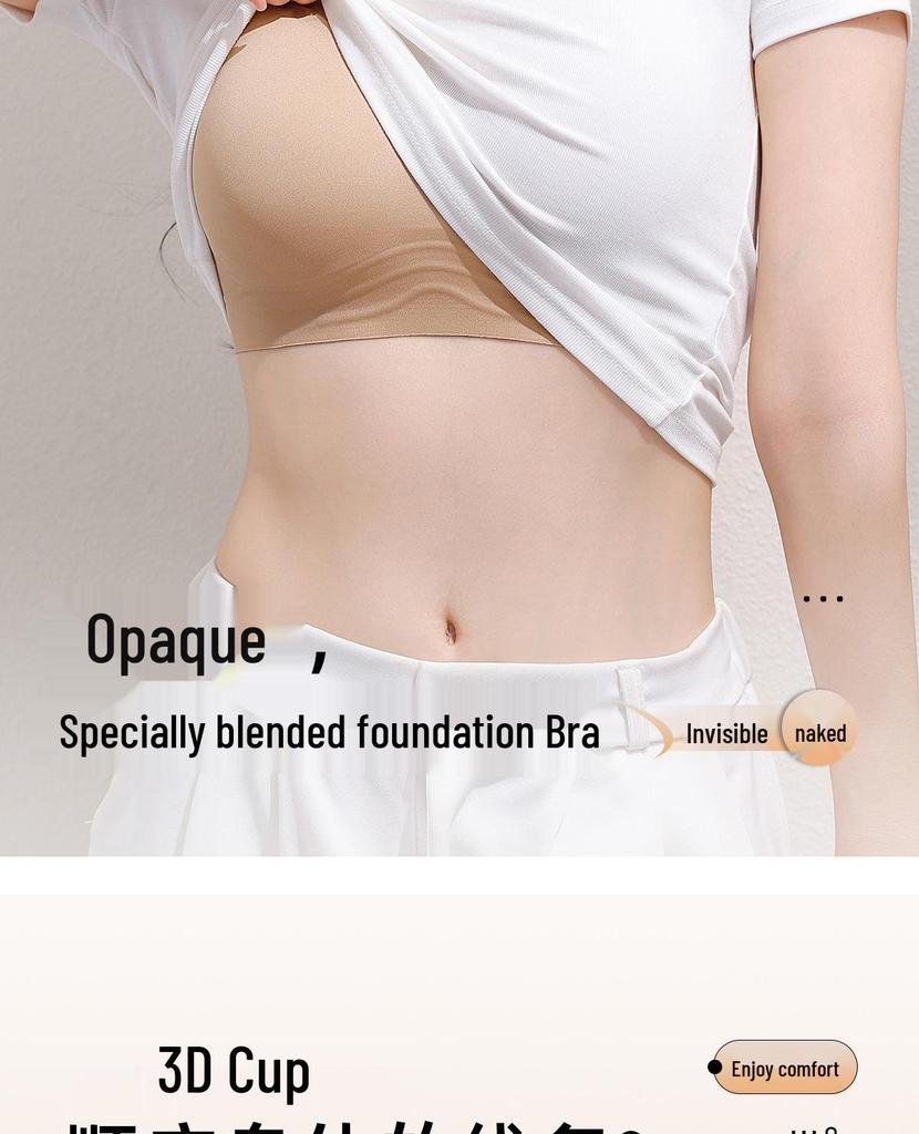 Women's Anti-Sagging Seamless Sports Bra with Gathered Support and Stylish Back Design