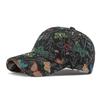 Unisex Butterfly Print Baseball Cap Adjustable Cotton Sun Hat for Men Women Outdoor Sports