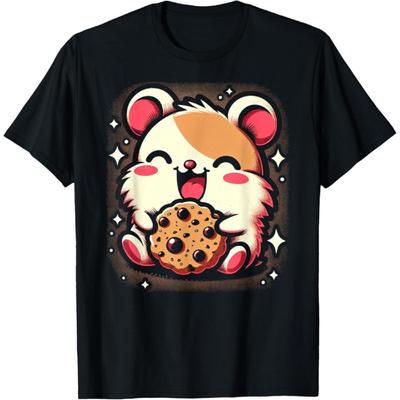 Choco-Loving Kawaii Hamster T-Shirt