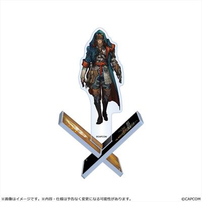 CAPCOM Monster Hunter Wilds Batten Acrylic Stand Male Hunter H X W 60mm X D 50mm PMMA Approx. 75-110mm Approx. Approx.