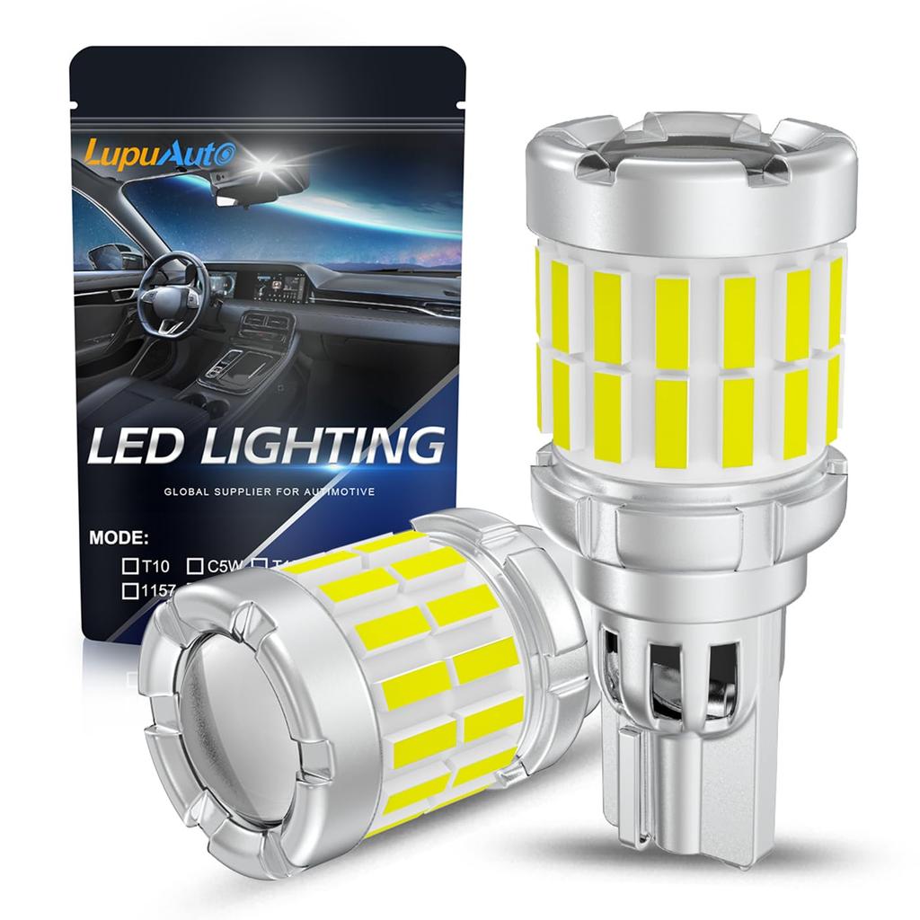 T15/T16/W16W LED Backup Lamp Eliminator Built-in 600% Ultra Brightness 360° Full Illumination Non-polarized 50000 Hours Life Span Pack of 2