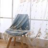 1 buc Cortină Transparentă Europeană cu Flori Embosate Pentru Camera de Zi Broderie 3D Cortină de Tul Transparentă Pentru Dormitor Birou Living Sufragerie Dormitor