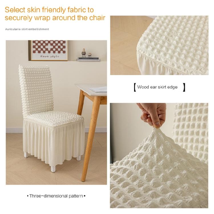 Stretch Chair Cover Folding Chair Skirt for Dining Room Kitchen Banquet Home