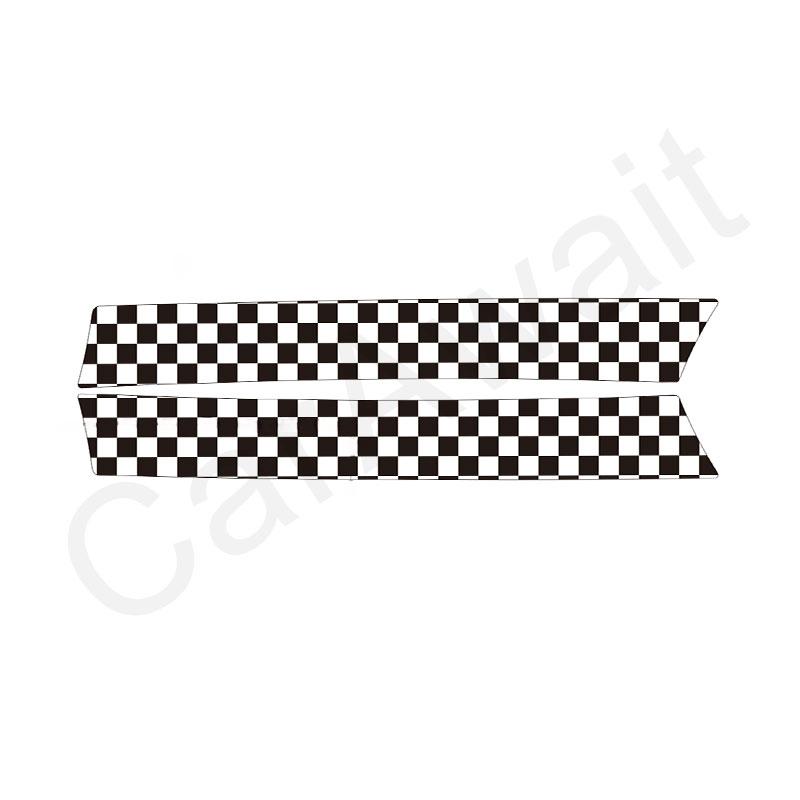 For MINI Cooper F55 F56 F57 F65 F66 F67 J01 J05 Car Hood Bonnet Sticker Cover Grille Trim Vinyl Overlay Decals Car Decoration