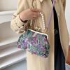 2026 Spring Retro Floral Shoulder Bag: Versatile & Trendy Crossbody for Women