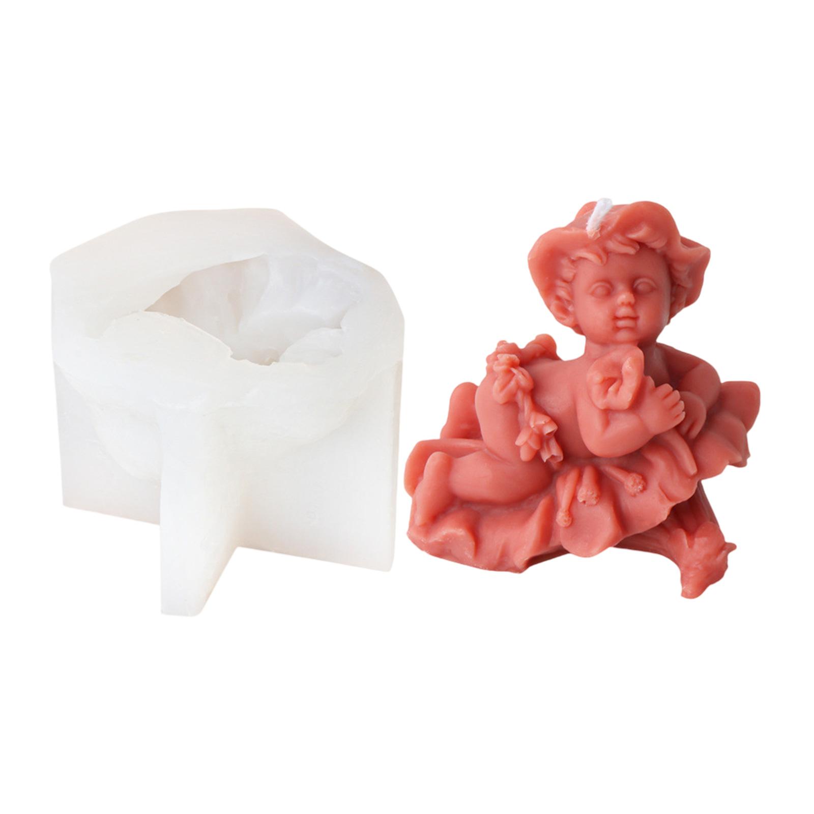 

Форма для свечи в виде младенца ручной работы, художественные формы для свечей в виде фигурок младенцев для рукоделия, домашнего декора и особых подарков A
