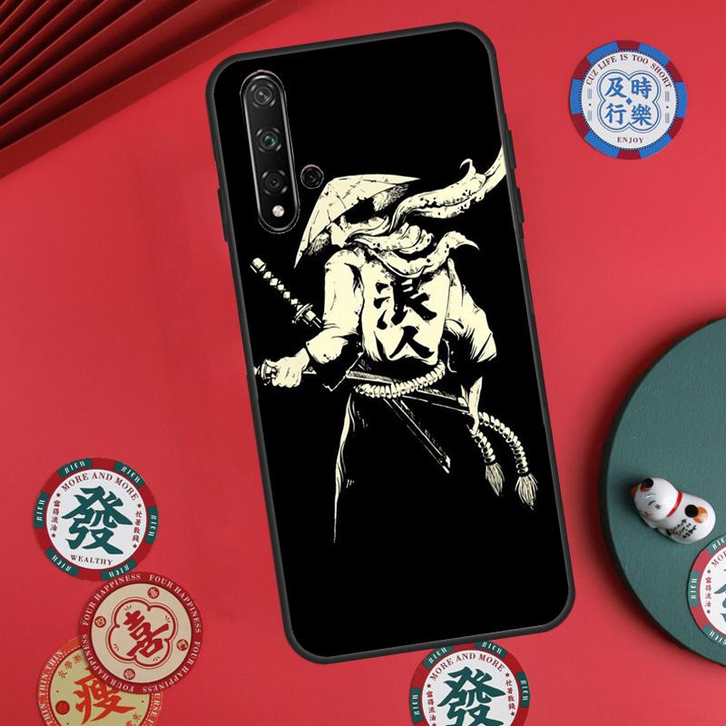 Japanese Samurai Art For Huawei Nova Y73 Y72 Y61 Y91 Y90 Y70 Y60 12s 12i 11i 8i 9 10 SE P60 Pro P30 P40 Lite Case