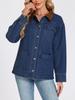 Giacca di jeans larga da donna stile 2025 - Manica lunga alla moda