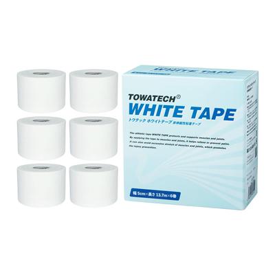 Towatec Weißes Klebeband 5 Breiten x Fixierband Von Hand reißbar Towatec Taping Tape x x 6 13,7m Nicht dehnbar Breite 13mm/19mm/25mm/38mm/50mm (50 mm