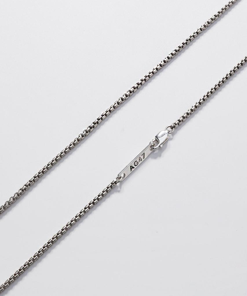 Ag47 N.È-N-22 Round Box Chain Necklace
