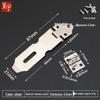 Stainless Steel Surface-Mounted Lock for Wooden Doors and Cabinets