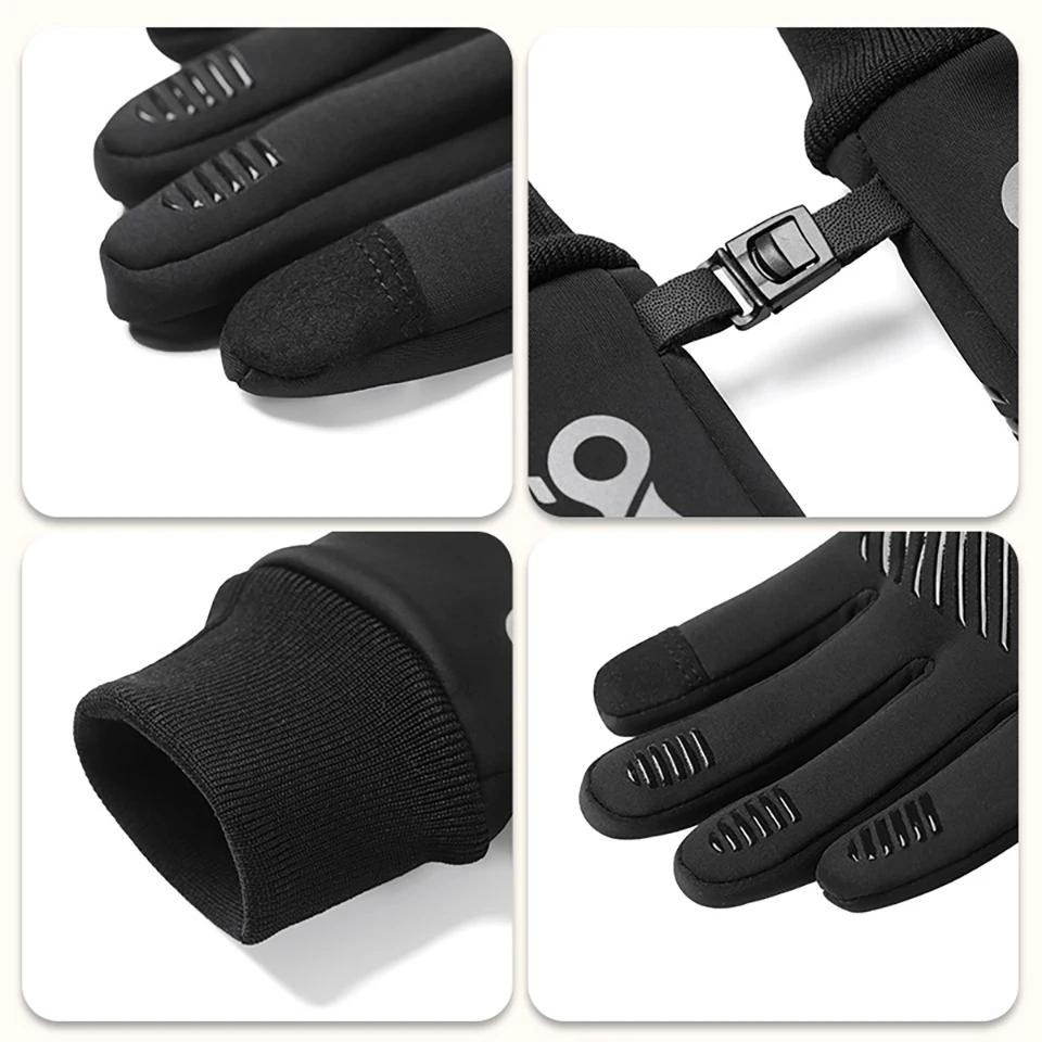 Kids Winter Gloves Boys Girls Touchscreen Anti-Slip Soft Warm Gloves Cycling Running Sports Outdoor Thermal Fleece