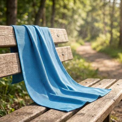Asciugamano Rinfrescante Estivo Morbido Traspirante Asciugamano Fresco Asciugamano Rinfrescante Sportivo Foulard per Yoga Palestra Fitness Corsa Allenamento Campeggio