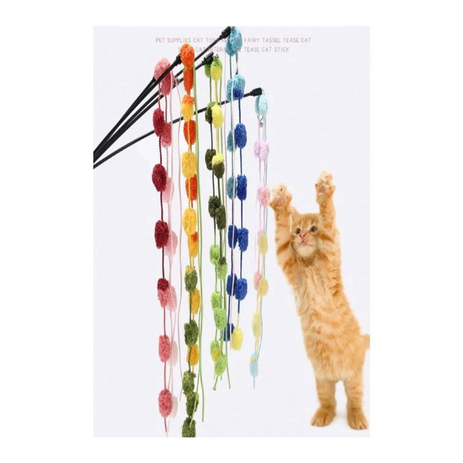 

Удочка-погремушка Cat Play, 50 см, 1 шт. чистый