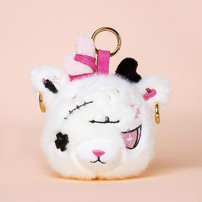 Halloween Dark Reborn Rabbit Panda Deer Plush Keychain Hanging Decor With Pp Cotton For Easter Gifts