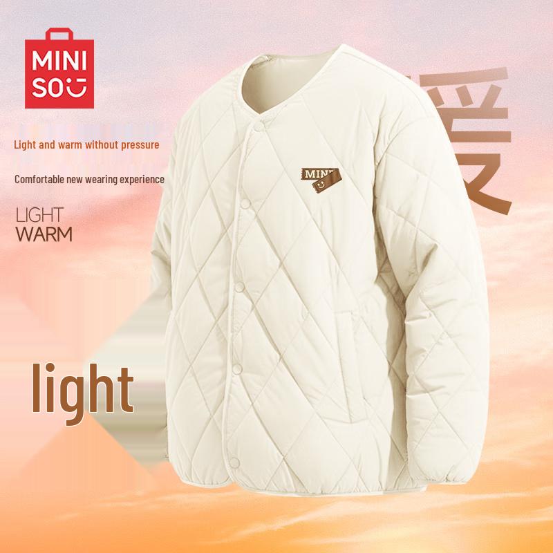 MINISO Men's Winter Warm Collarless Padded Jacket