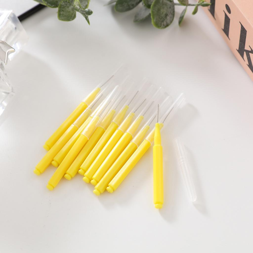 30-Pack Straight-Handle Interdental Brushes for Adults Cleans Gaps Between Braces And Orthodontic Appliances