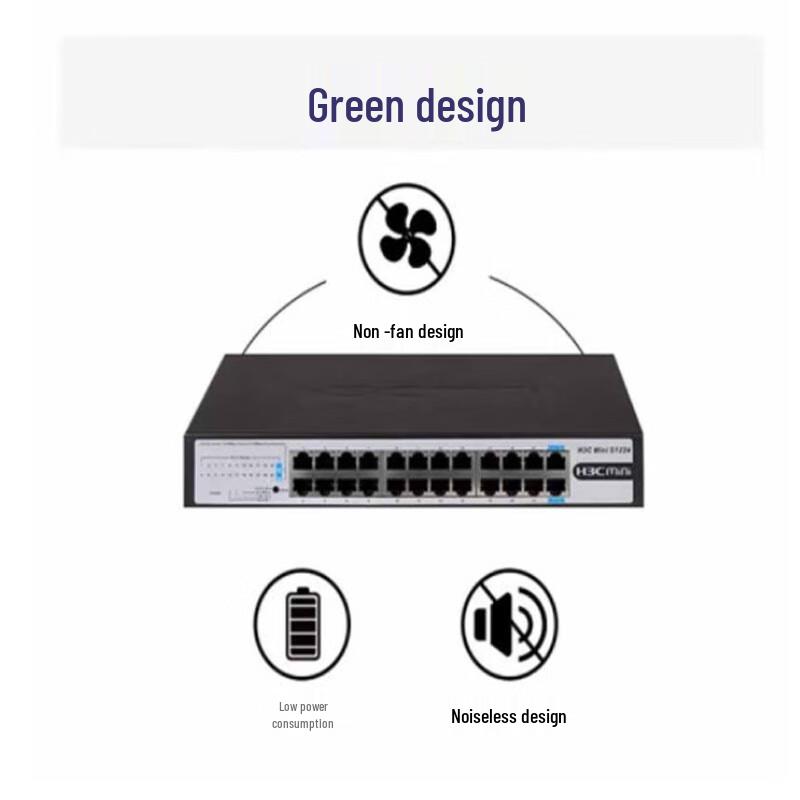 H3C S1224 24-Port Gigabit Unmanaged Ethernet Switch