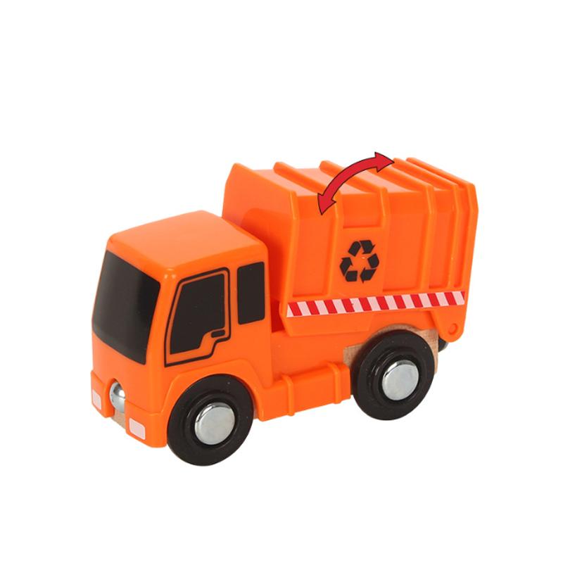 New Wooden Multifunctional Magnetic Car Scenery Car Toy For Kids Compatible with Thomas Wooden Train Track