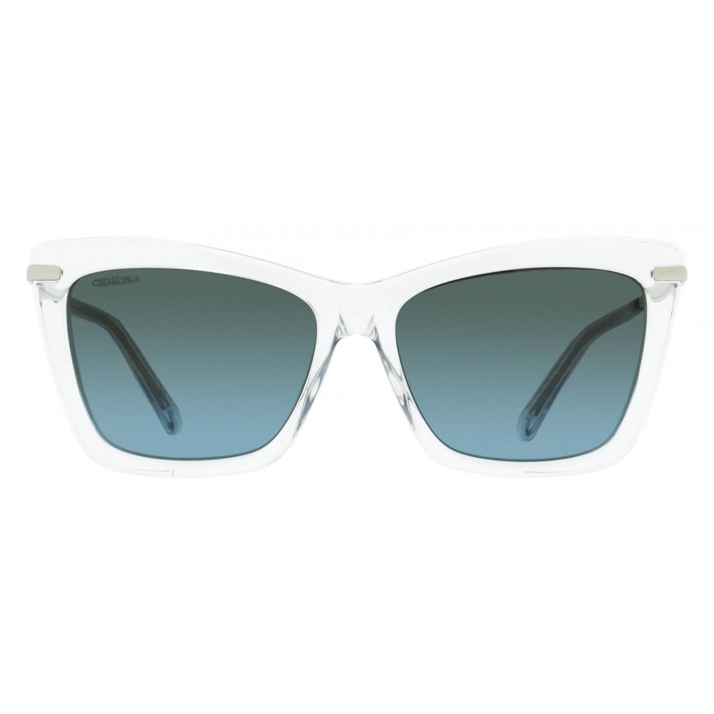 Jimmy Choo Women S Rectangular SunglaSSeS Sady 900i7 cryStal 56mm 900i7