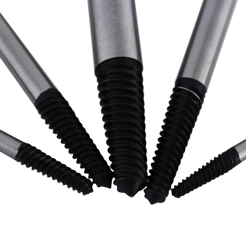 5pcs Broken Screw Extractor Bit Damaged Bolt Easy Take Out Removing Tool