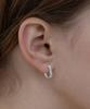 Tatiana Arc Link Hoop Earrings Ec3170