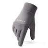 Herrenhandschuhe Winter warm und Samt Outdoor-Sportarten Zwei-Finger-Reithandschuhe wasserdicht und rutschfest Touchscreen Fahrhandschuhe Angelhandschuhe
