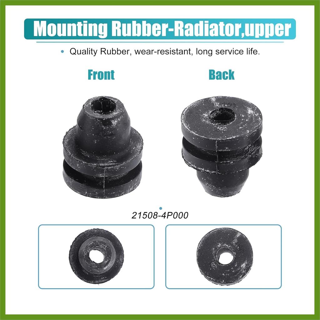 2pcs Lower Rubber Cushion Bushing Radiator Mount Insulator for Nissan Frontier 1998-2015 for Nissan Pathfinder 96-06 for Nissan 350Z 2003-2009