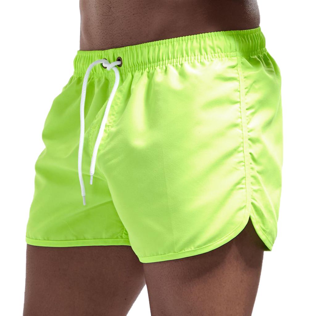 Men's Spring And Summer Splicing Swimming Trousers And Beach Surfing Shorts