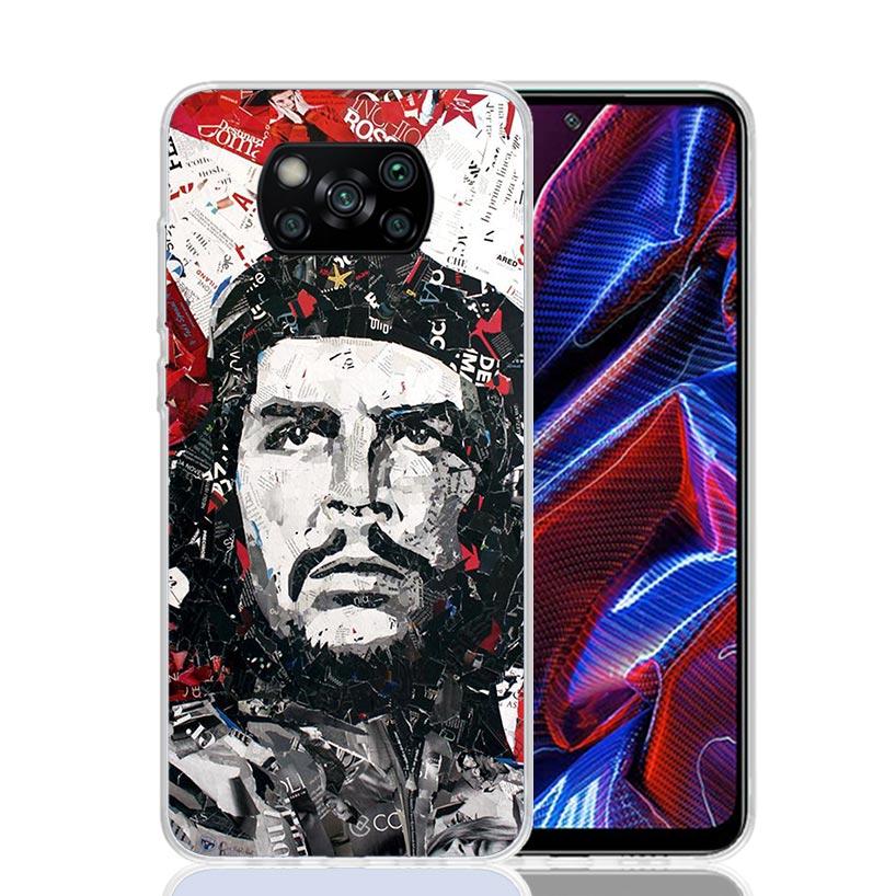 Che Guevara Cigarett Phone Case For Xiaomi Poco X7 X6 X5 Pro F7 Ultra Redmi 15C 15 13 13C 12 12C 10 10A 10C 9 9A 9C 9T Cover Poc