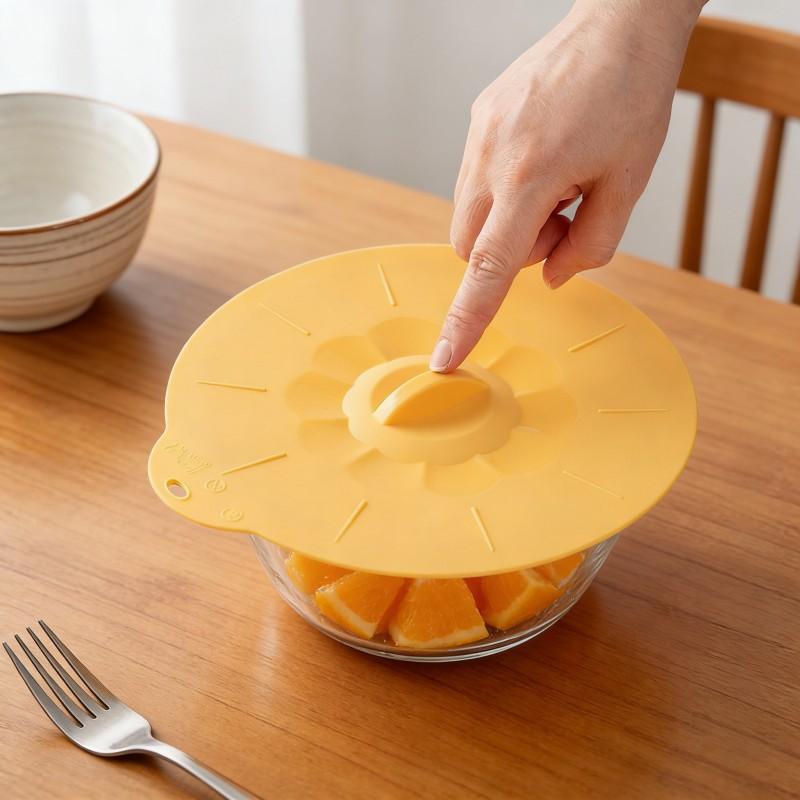Food-grade silicone fresh-keeping cover high-temperature resistant sealed fresh-keeping high-temperature resistant kitchen tool